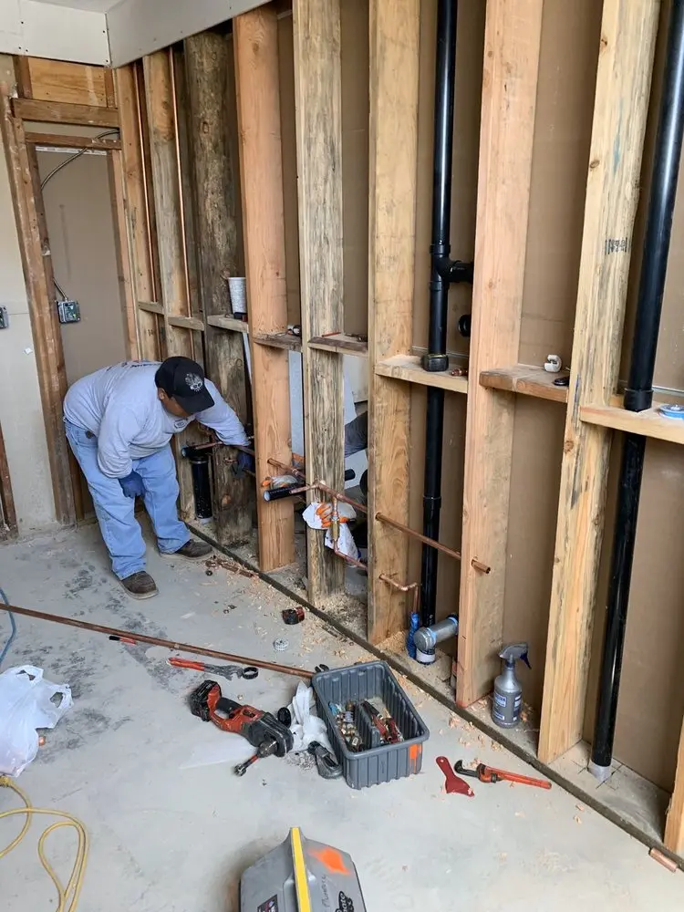Commercial rough-in plumbing for Gas Line Repair in Willow Forest